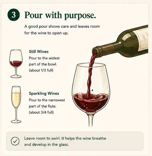Pour with purpose
