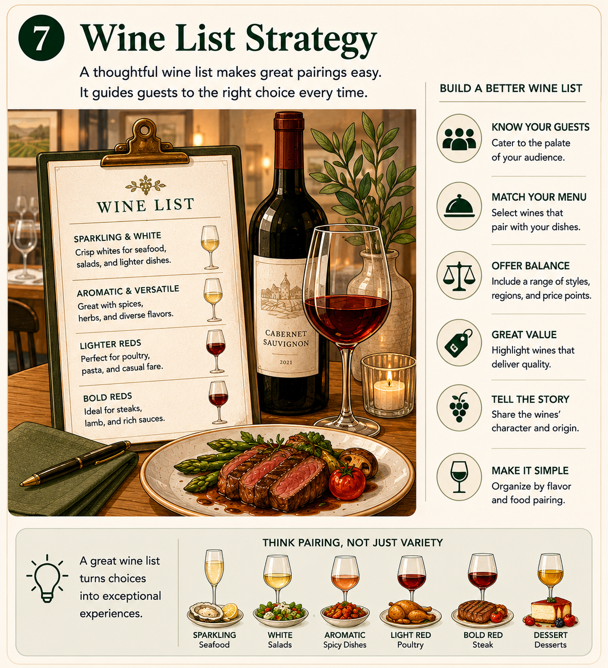 Wine-list strategy